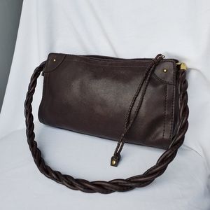 Relic Brown  handbag with gold hardware